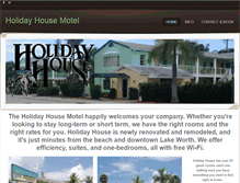 Tablet Screenshot of holidayhousemotelflorida.com